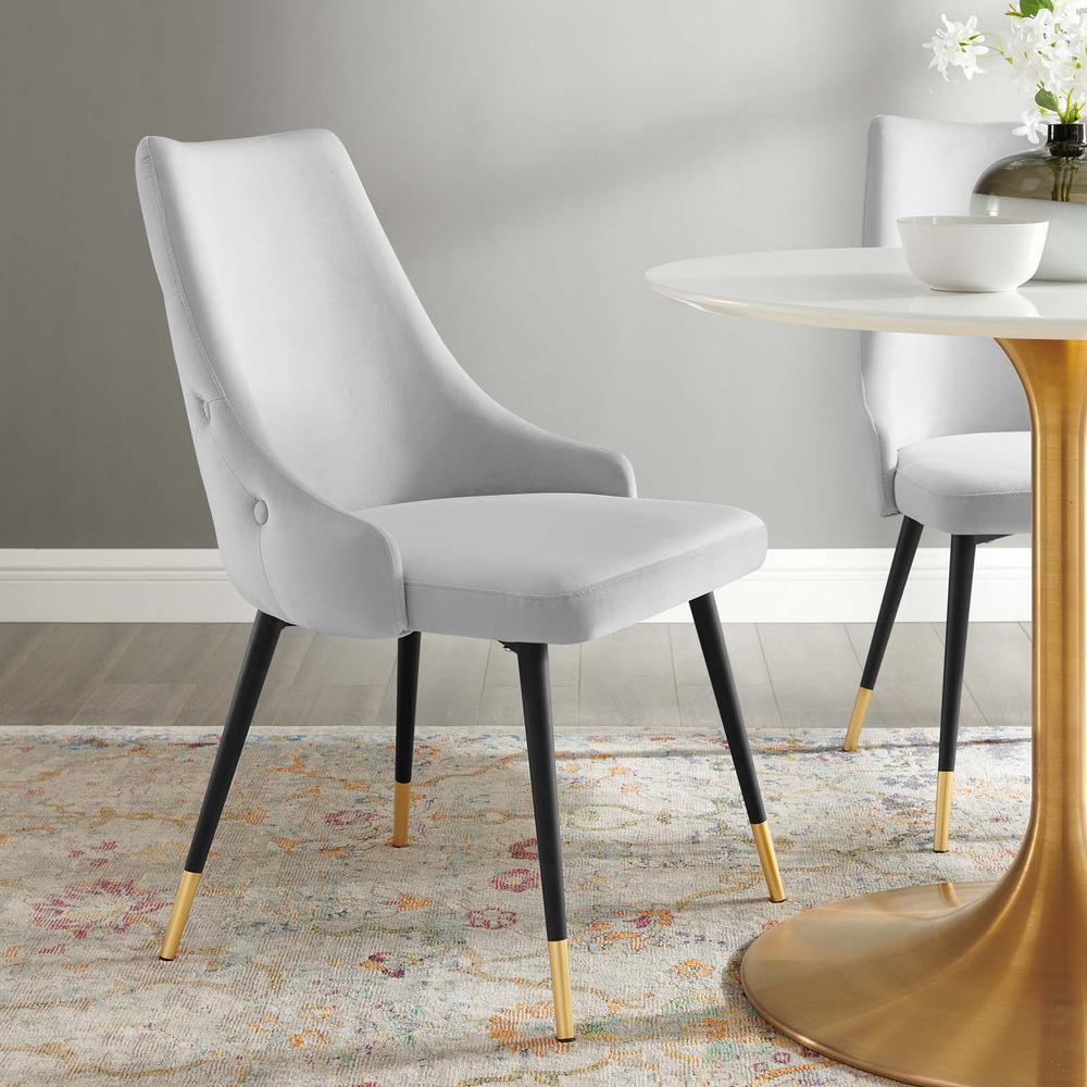 Adorn Tufted Performance Velvet Dining Side Chair. Picture 8