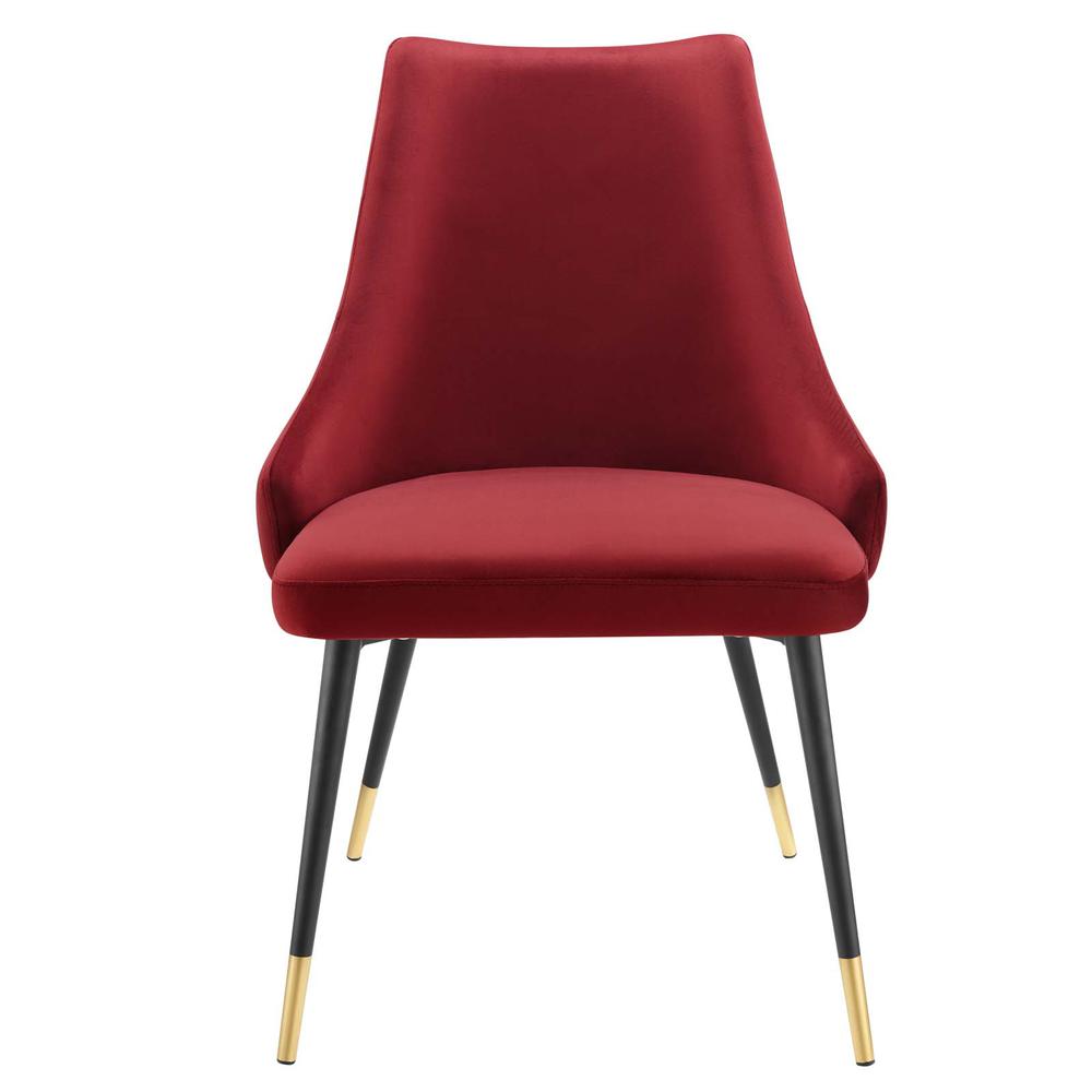 Adorn Tufted Performance Velvet Dining Side Chair. Picture 4