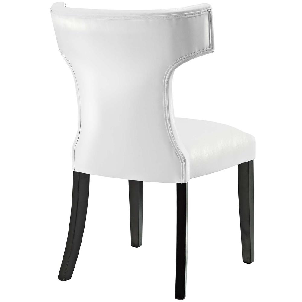Curve Dining Chair Vinyl Set of 2. Picture 4