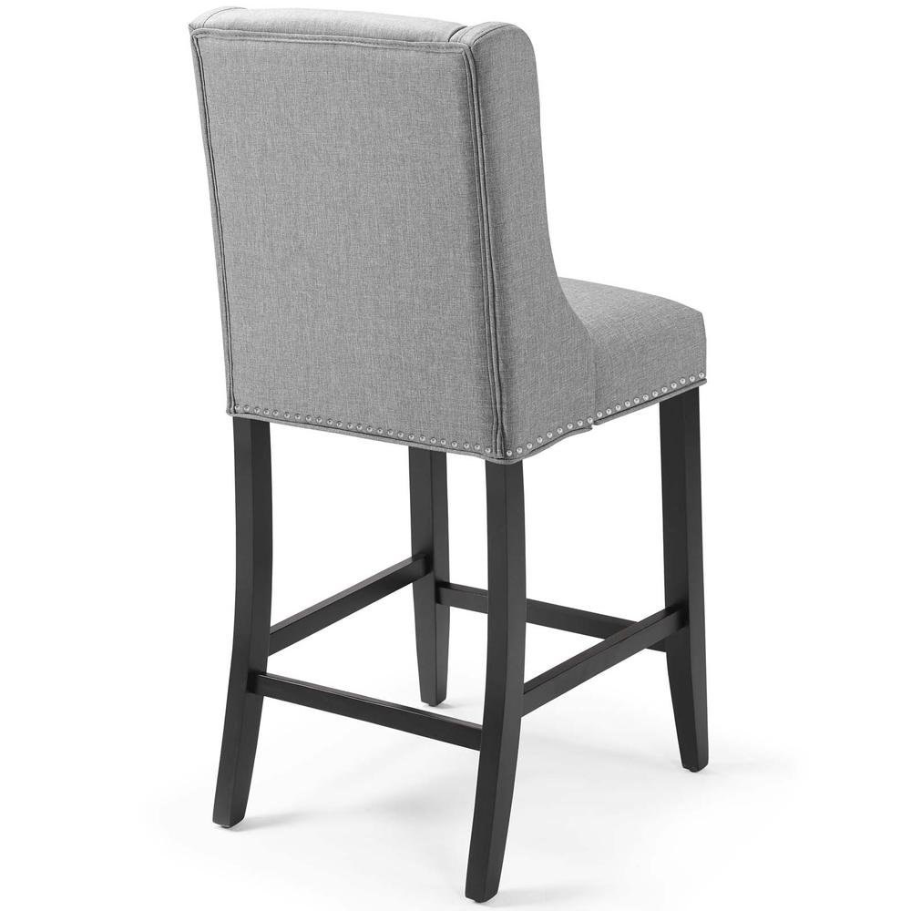 Baron Counter Stool Upholstered Fabric Set of 2. Picture 4