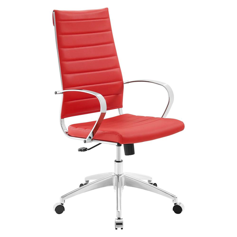 Jive Highback Office Chair - Red EEI-4135-RED. Picture 1