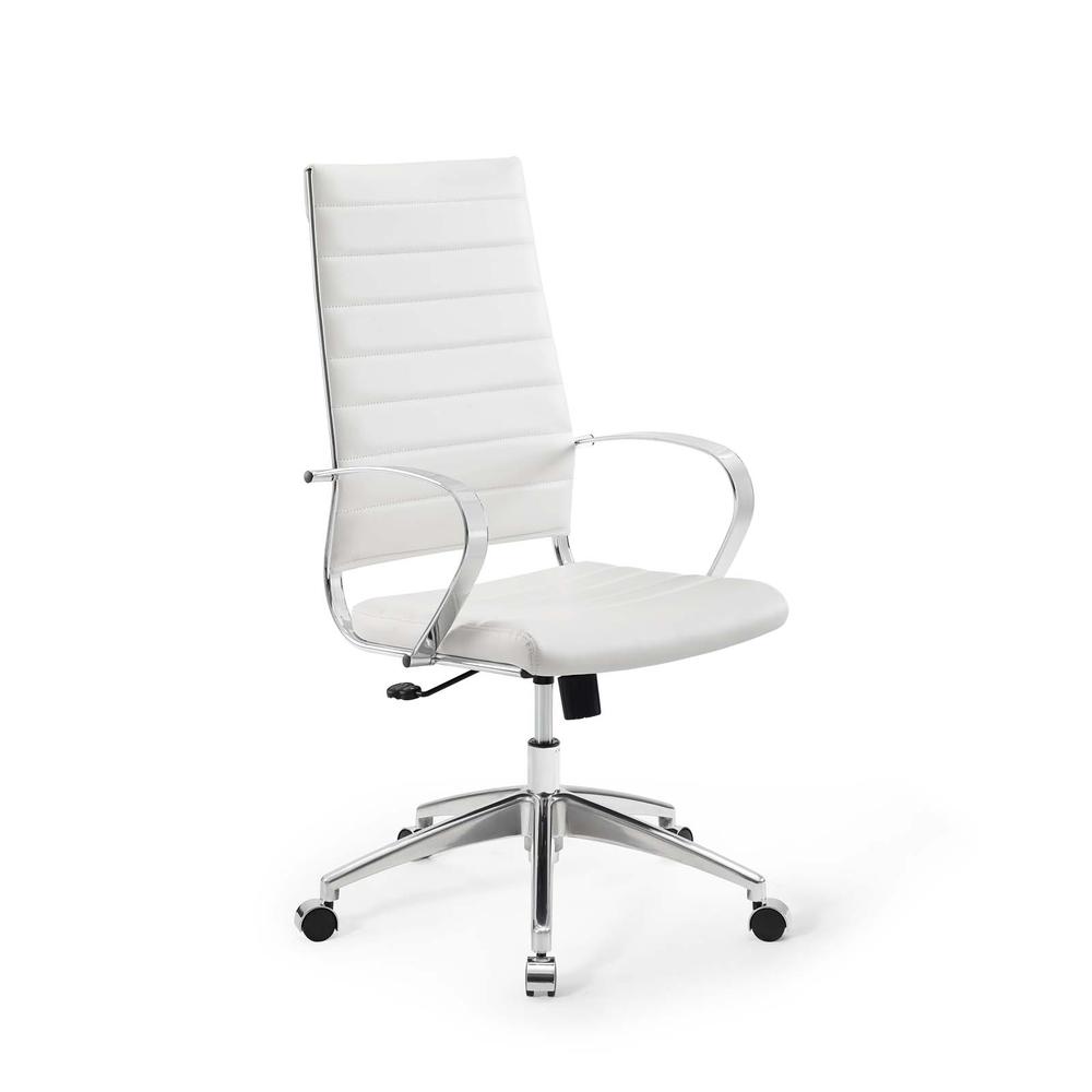 Jive Highback Office Chair - White EEI-4135-WHI. Picture 1