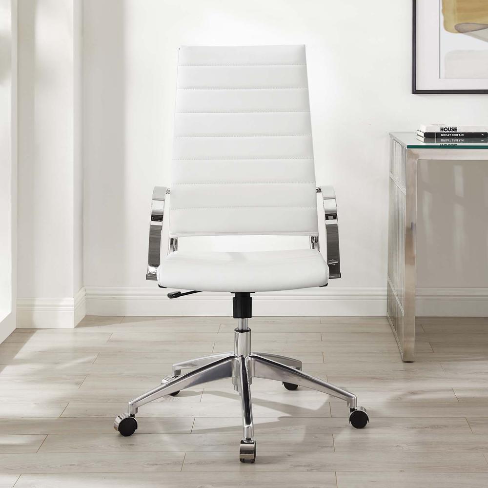 Jive Highback Office Chair - White EEI-4135-WHI. Picture 8