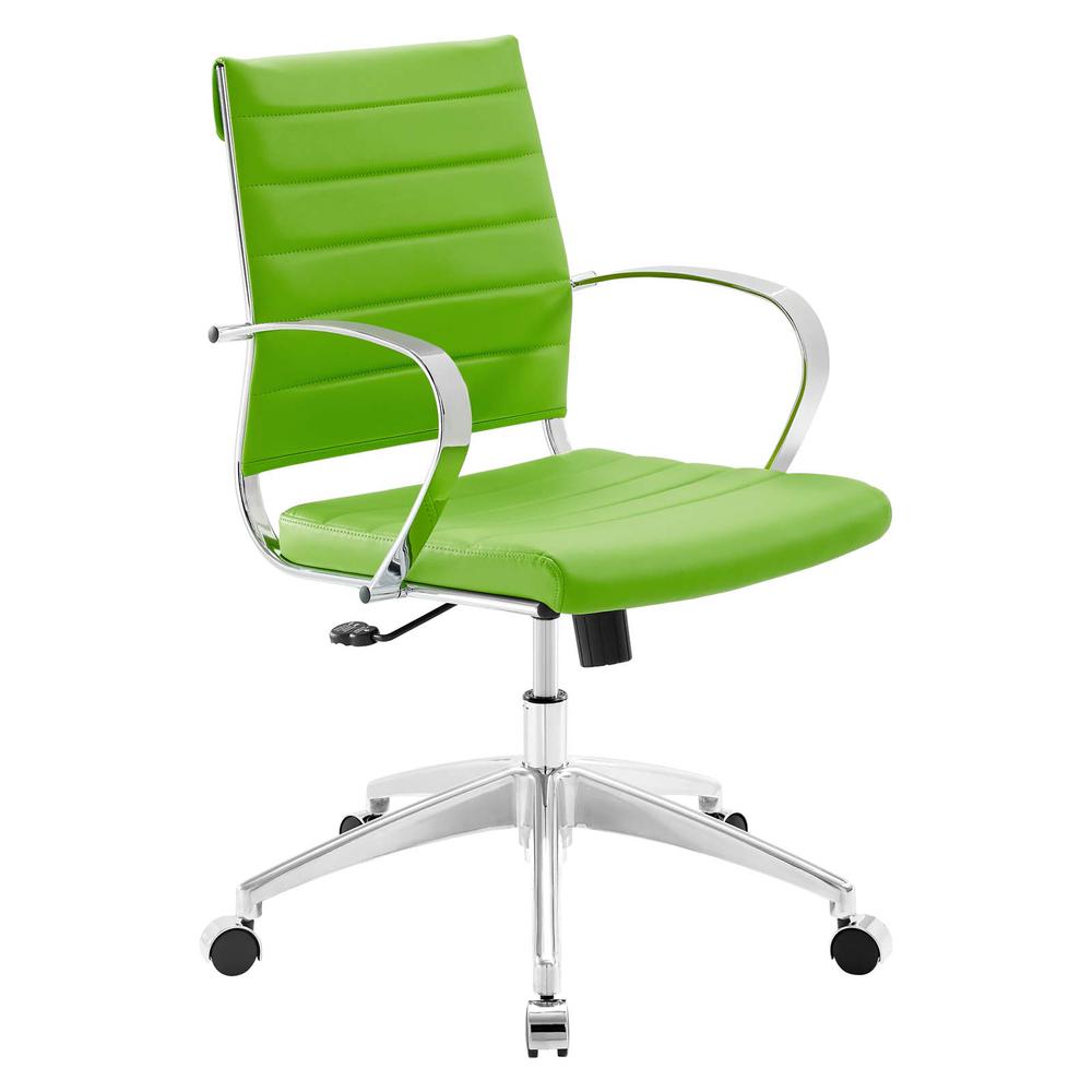 Jive Mid Back Office Chair - Bright Green EEI-4136-BGR. Picture 1