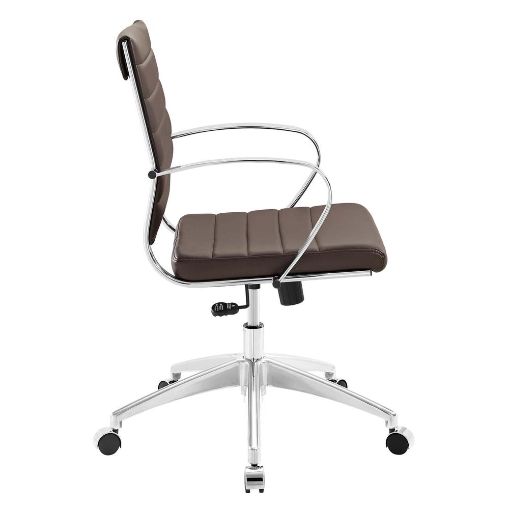Jive Mid Back Office Chair - Brown EEI-4136-BRN. Picture 2