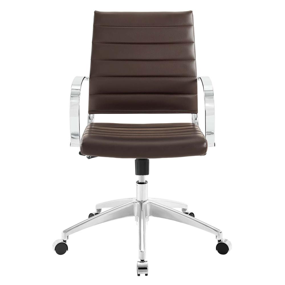 Jive Mid Back Office Chair - Brown EEI-4136-BRN. Picture 4