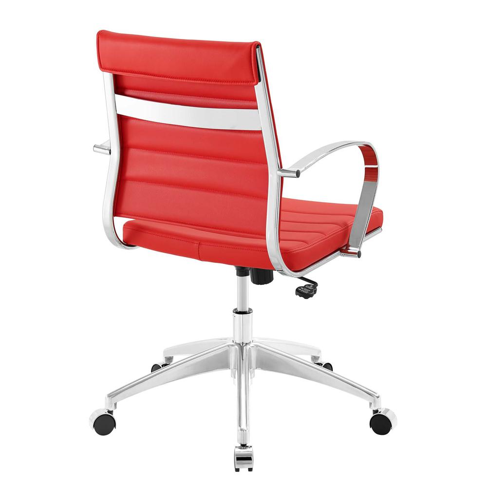 Jive Mid Back Office Chair - Red EEI-4136-RED. Picture 3