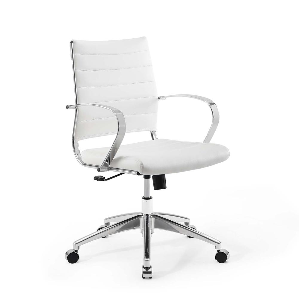 Jive Mid Back Office Chair - White EEI-4136-WHI. Picture 1