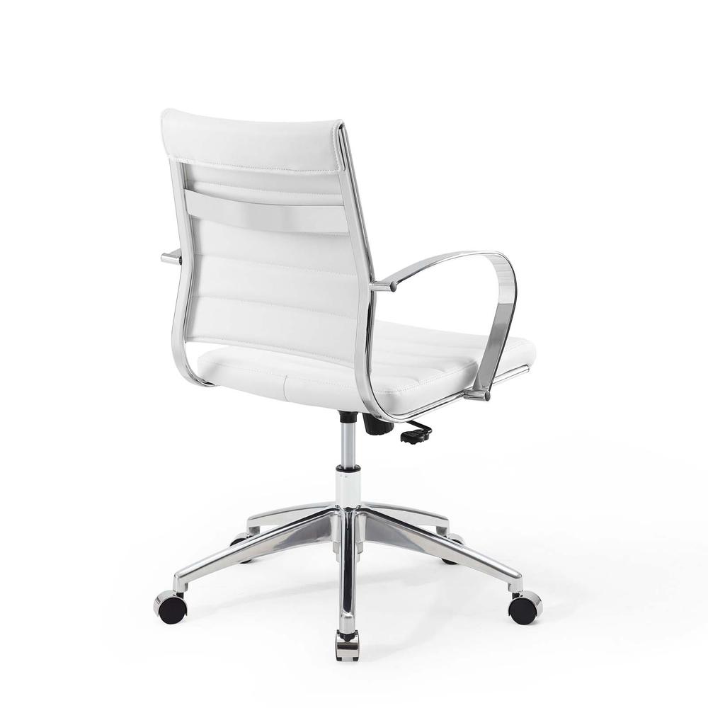 Jive Mid Back Office Chair - White EEI-4136-WHI. Picture 2