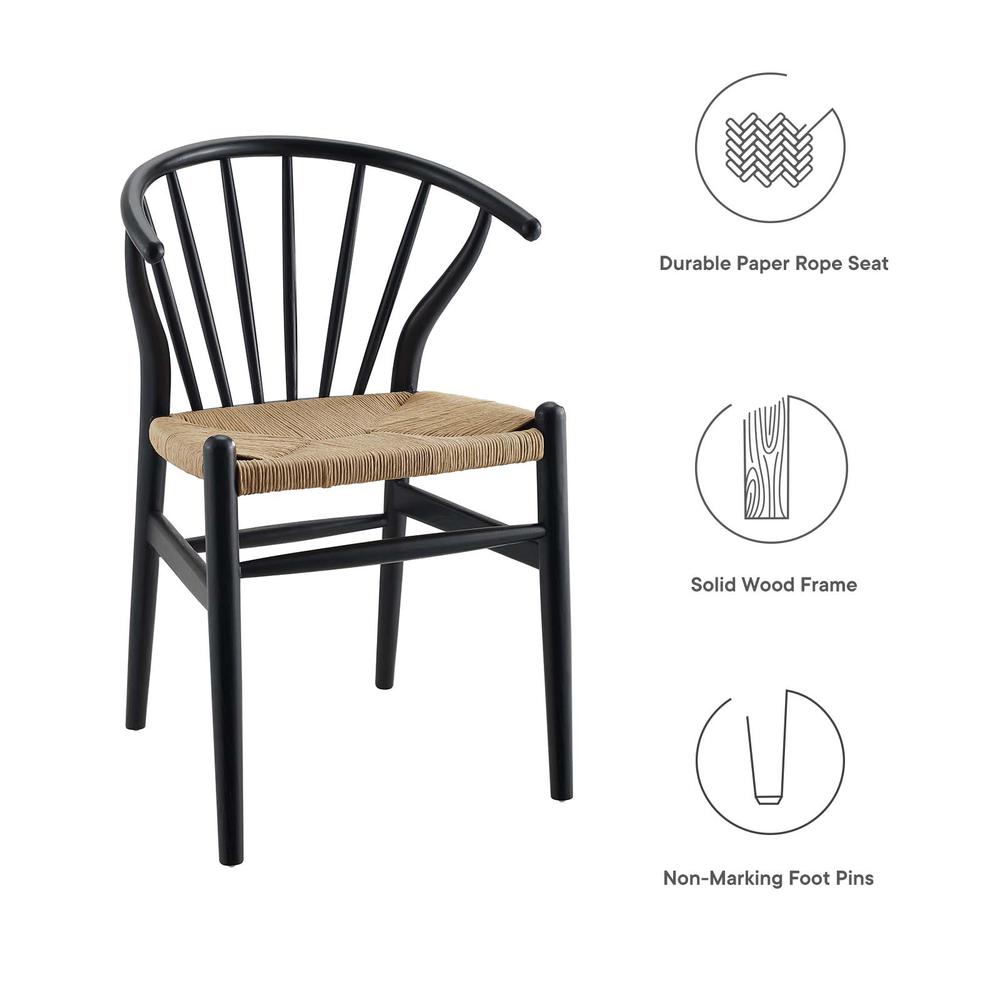 Flourish Spindle Wood Dining Side Chair Set of 2. Picture 6