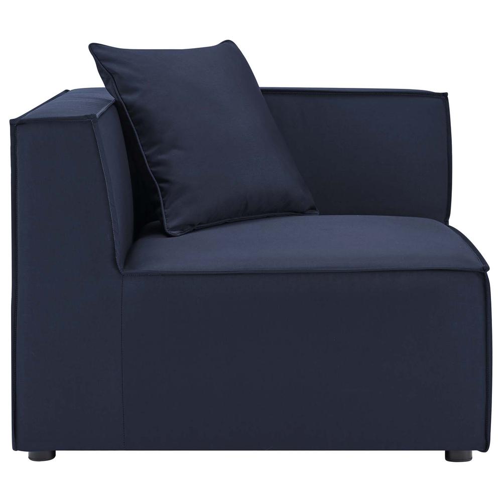 Saybrook Outdoor Patio Upholstered Sectional Sofa Corner Chair. Picture 2