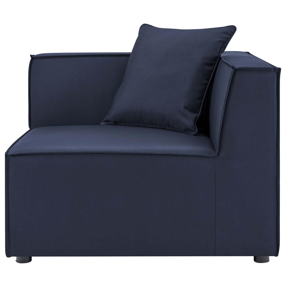 Saybrook Outdoor Patio Upholstered Sectional Sofa Corner Chair. Picture 4