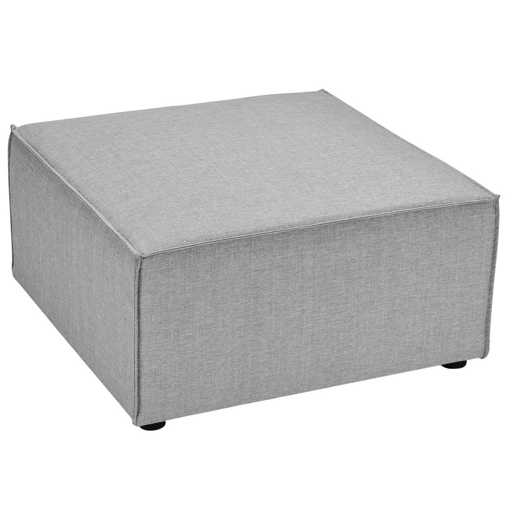Saybrook Outdoor Patio Upholstered Sectional Sofa Ottoman. Picture 2