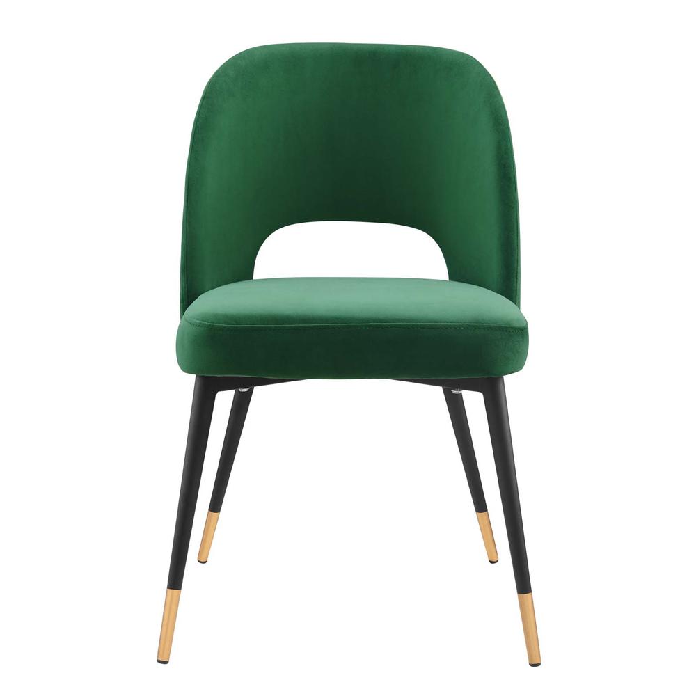 Rouse Performance Velvet Dining Side Chair. Picture 4