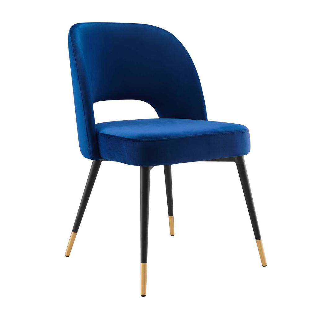 Rouse Performance Velvet Dining Side Chair. Picture 1