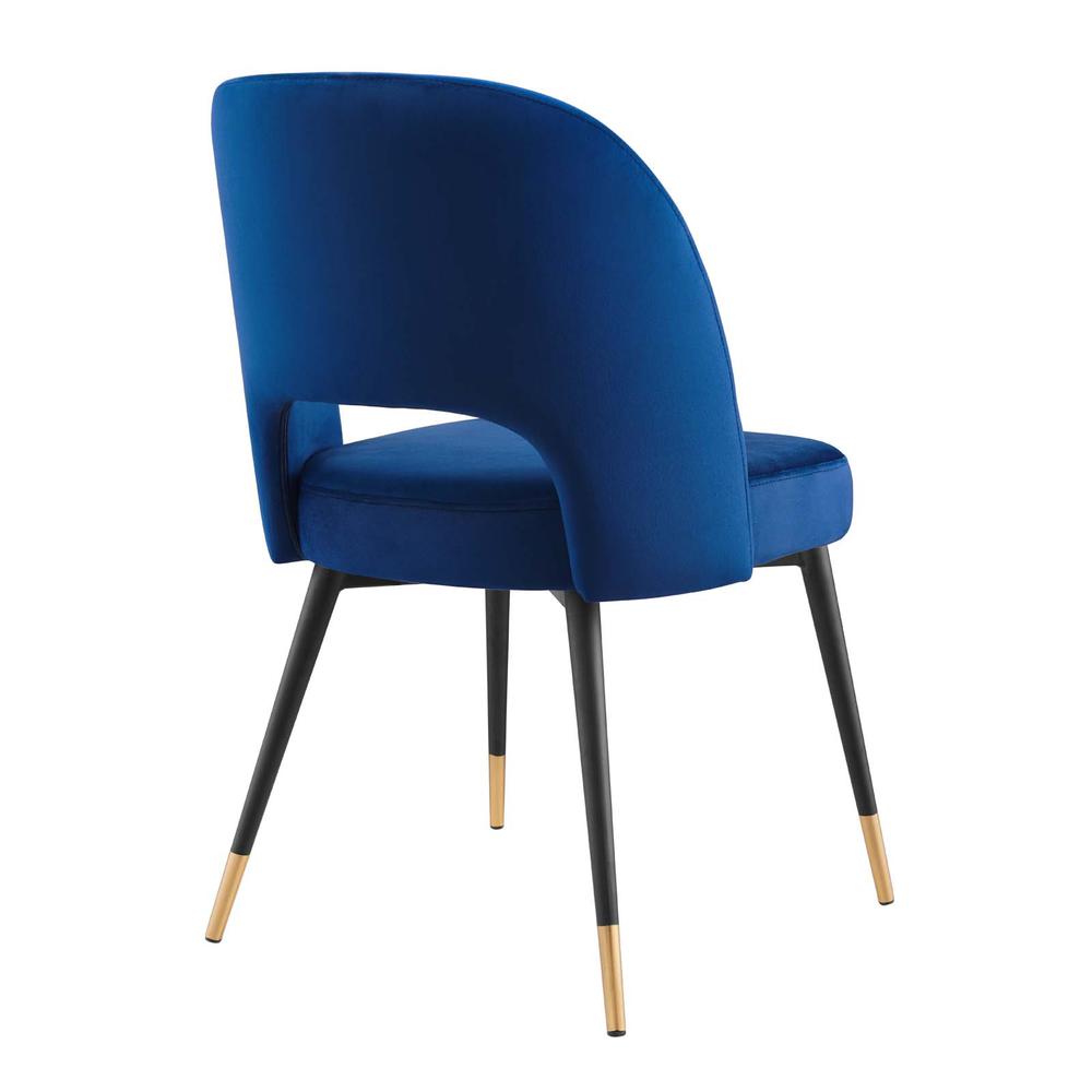 Rouse Performance Velvet Dining Side Chair. Picture 3