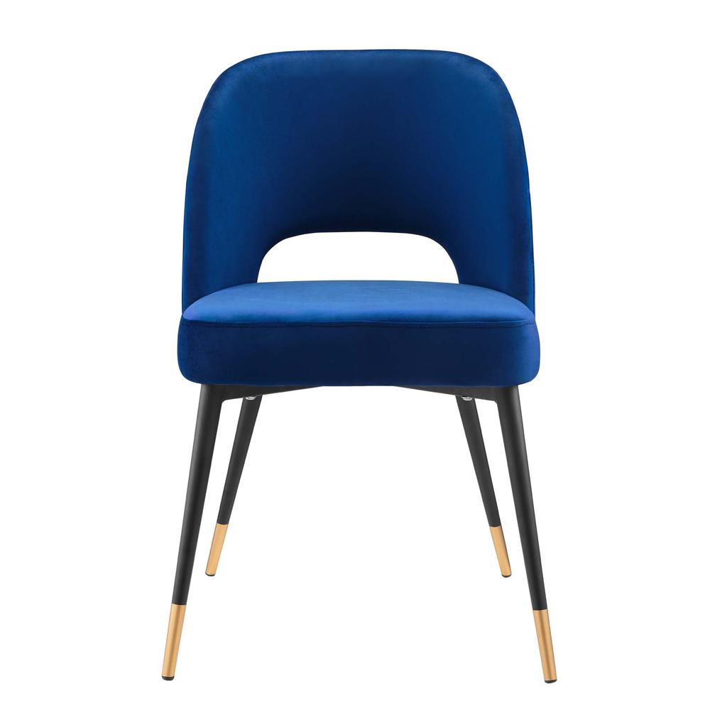 Rouse Performance Velvet Dining Side Chair. Picture 4