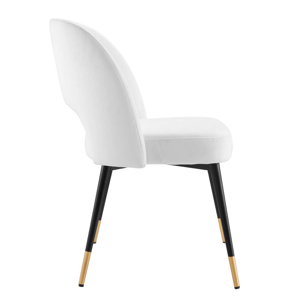 Rouse Performance Velvet Dining Side Chair. Picture 2