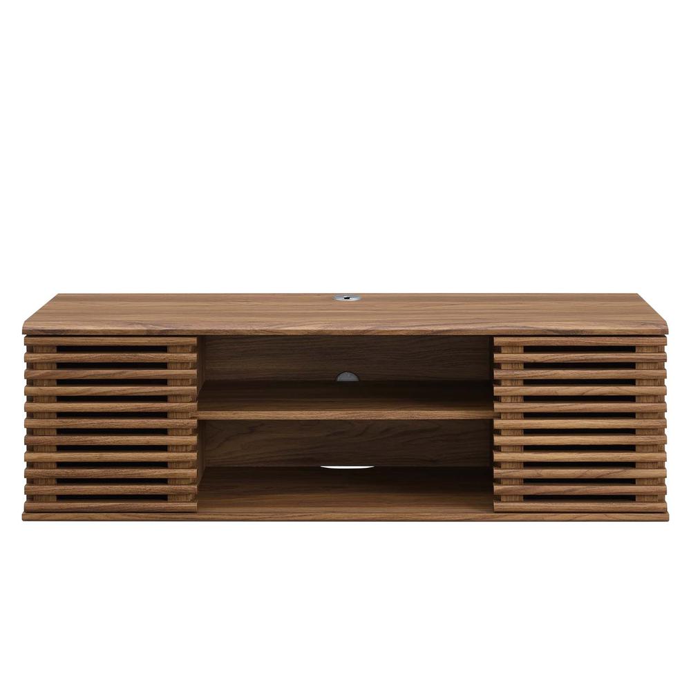 Render 46" Wall-Mount Media Console TV Stand. Picture 3
