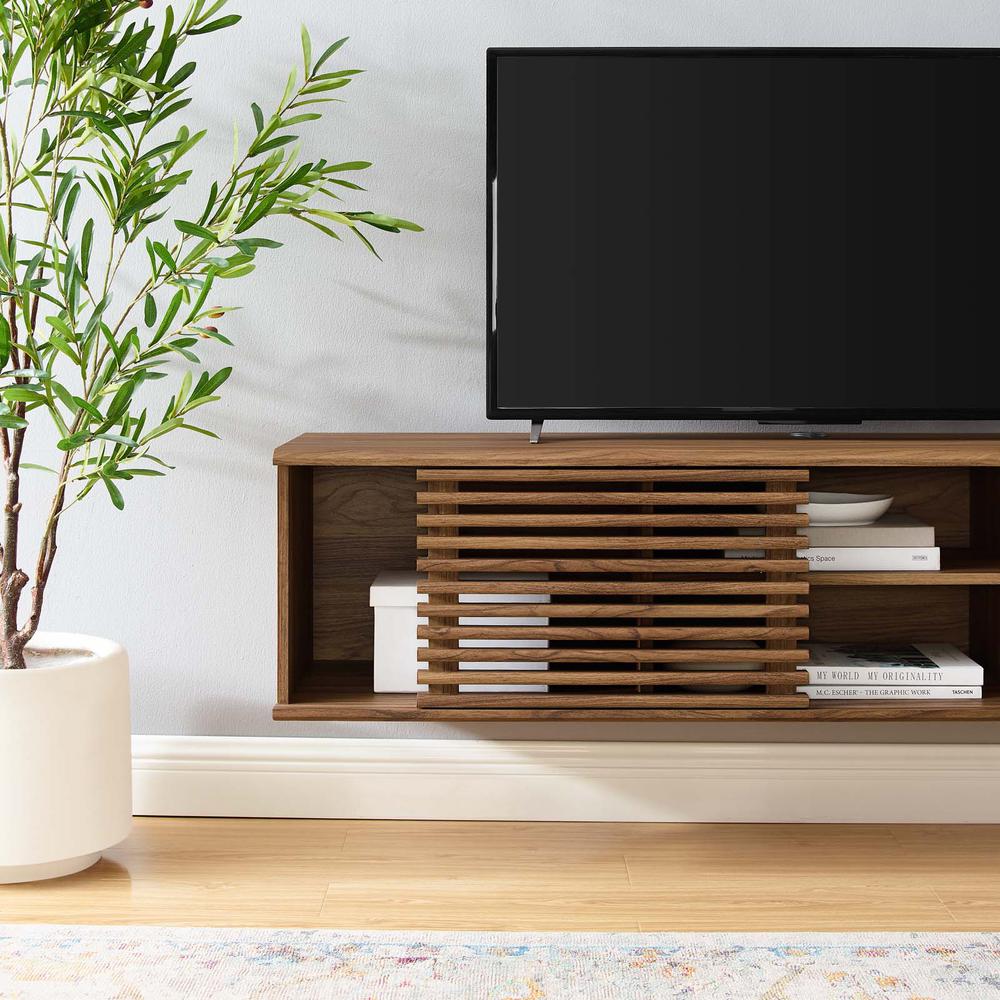 Render 60" Wall-Mount Media Console TV Stand. Picture 7