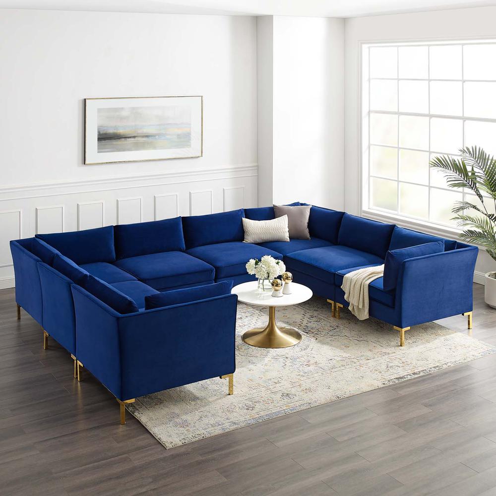 Ardent 8-Piece Performance Velvet Sectional Sofa. Picture 9