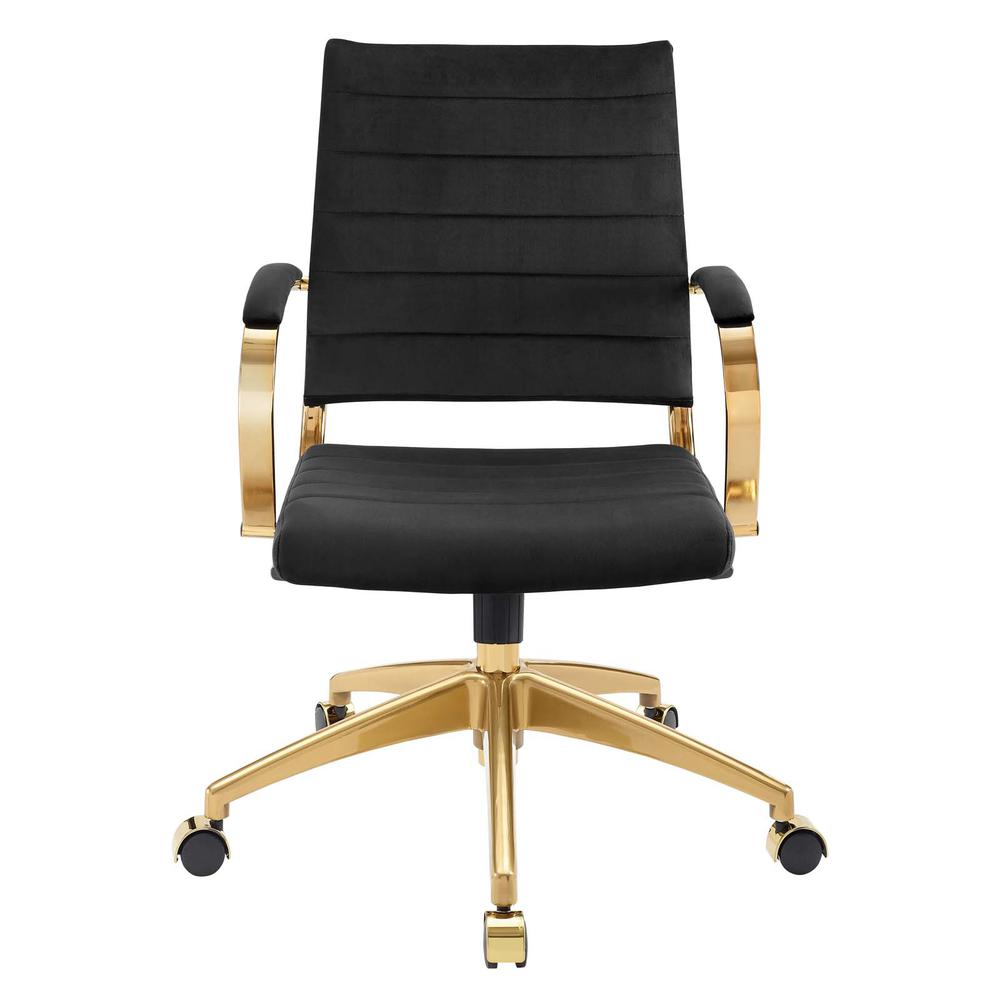 Jive Mid Back Performance Velvet Office Chair. Picture 4