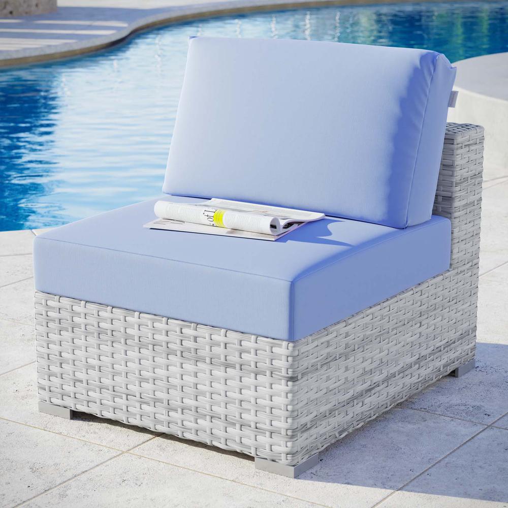 Convene Outdoor Patio Armless Chair. Picture 8