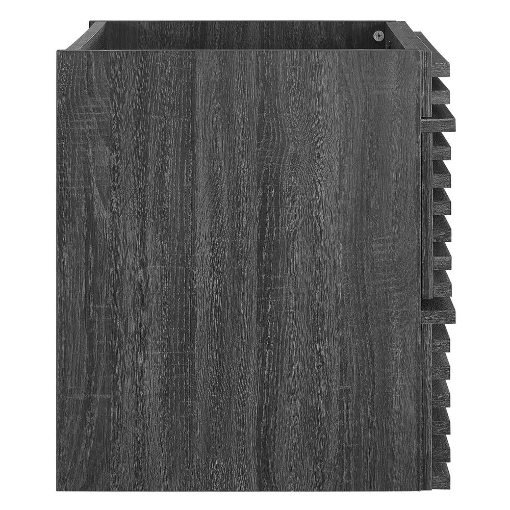 Render 24" Wall-Mount Bathroom Vanity Cabinet (Sink Basin Not Included). Picture 3