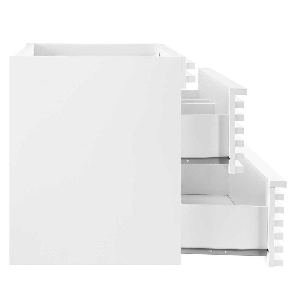 Render 36" Wall-Mount Bathroom Vanity Cabinet (Sink Basin Not Included). Picture 3