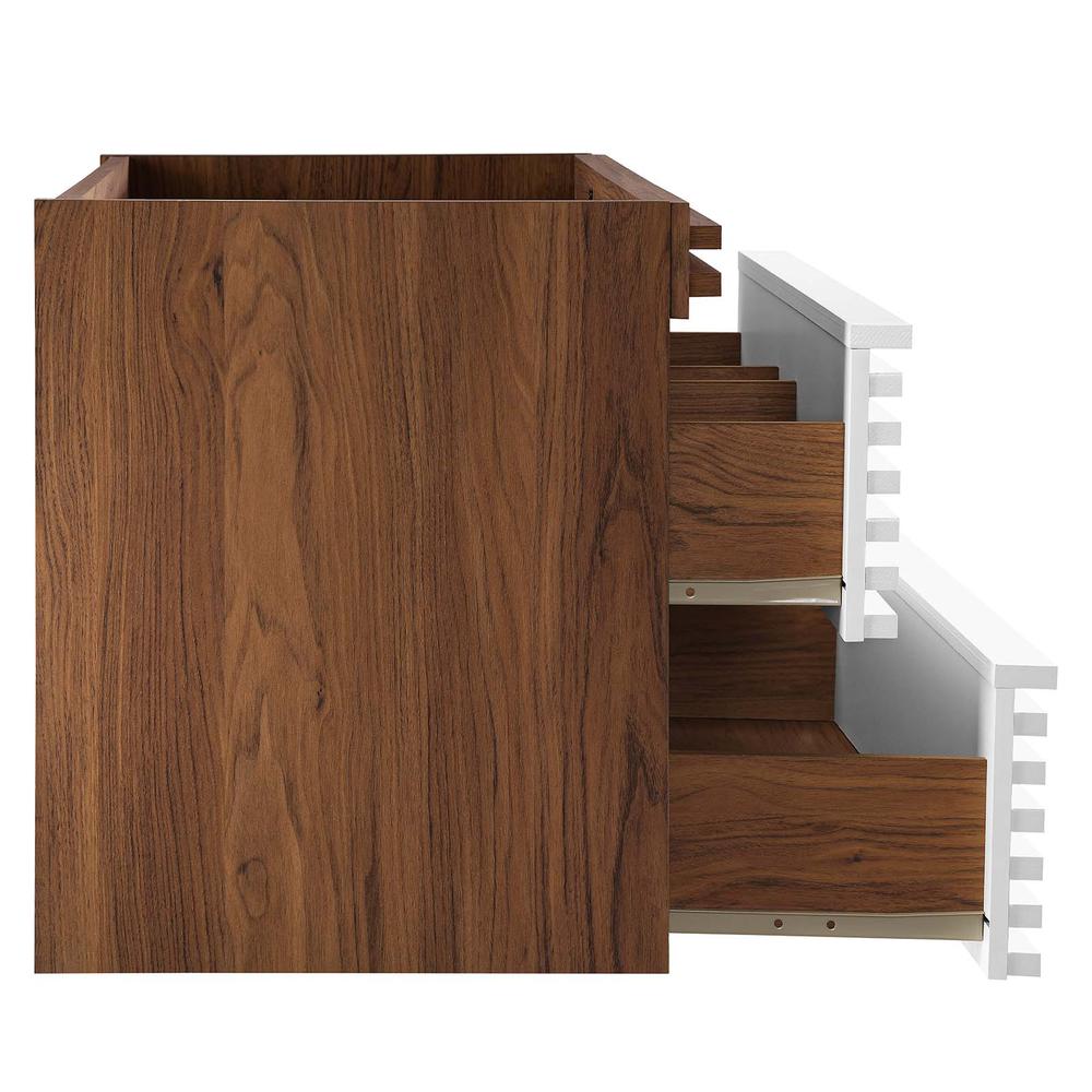 Render 36" Wall-Mount Bathroom Vanity Cabinet (Sink Basin Not Included). Picture 3