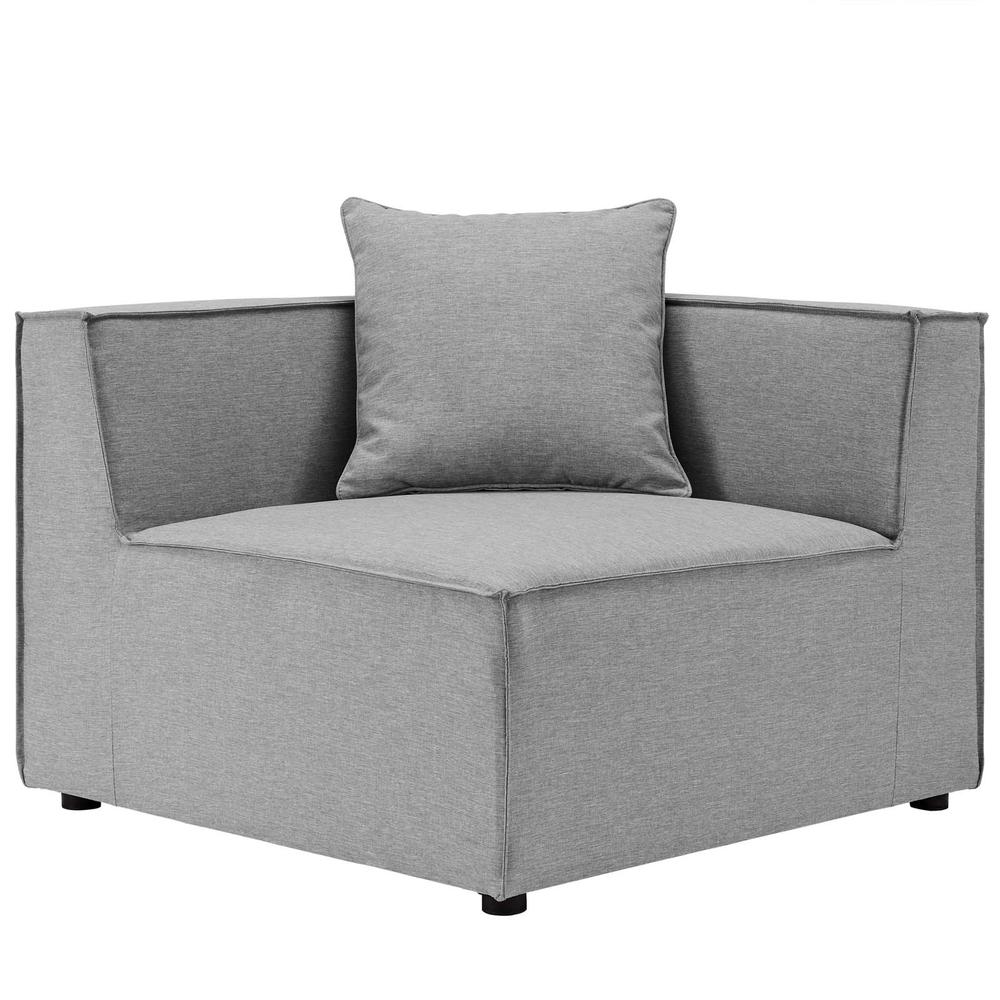 Saybrook Outdoor Patio Upholstered 4-Piece Sectional Sofa. Picture 2