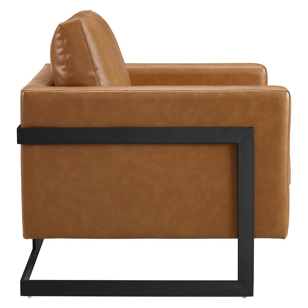 Posse Vegan Leather Accent Chair. Picture 2