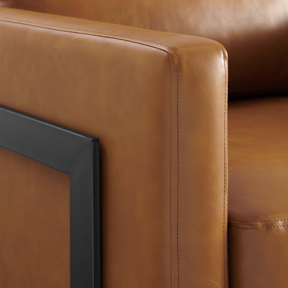 Posse Vegan Leather Accent Chair. Picture 5