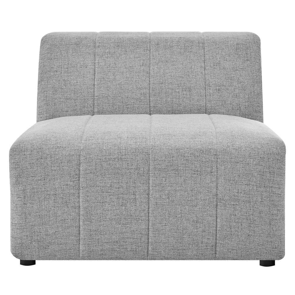 Bartlett Upholstered Fabric Armless Chair. Picture 4