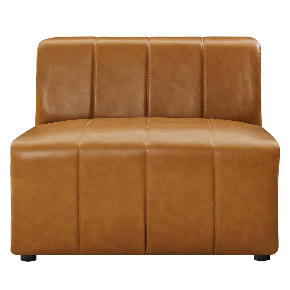 Bartlett Vegan Leather Armless Chair. Picture 4