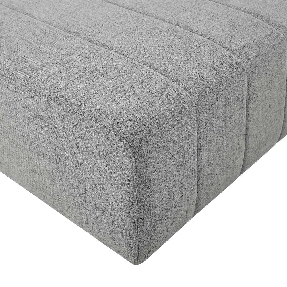 Bartlett Upholstered Fabric Ottoman. Picture 4
