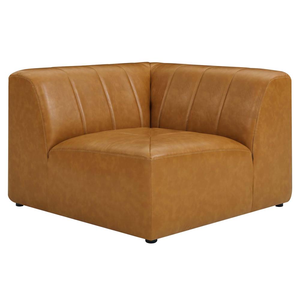 Bartlett Vegan Leather Corner Chair. Picture 1