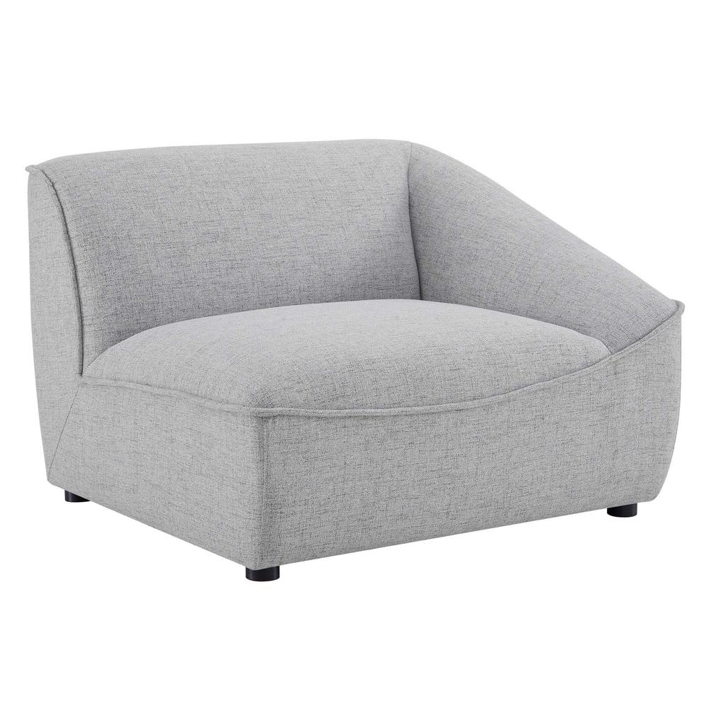 Comprise Right-Arm Sectional Sofa Chair - Light Gray EEI-4416-LGR. Picture 1