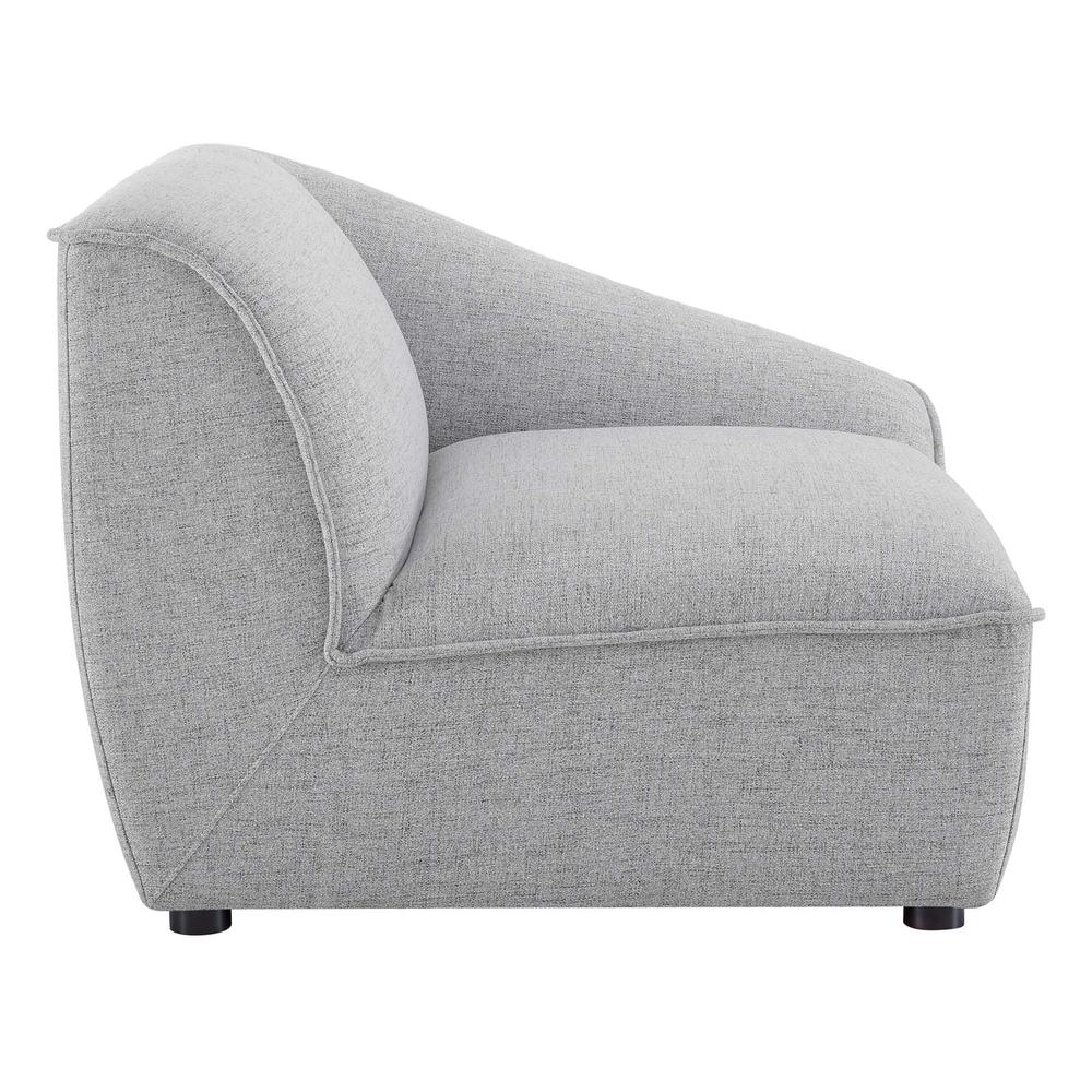 Comprise Right-Arm Sectional Sofa Chair - Light Gray EEI-4416-LGR. Picture 2