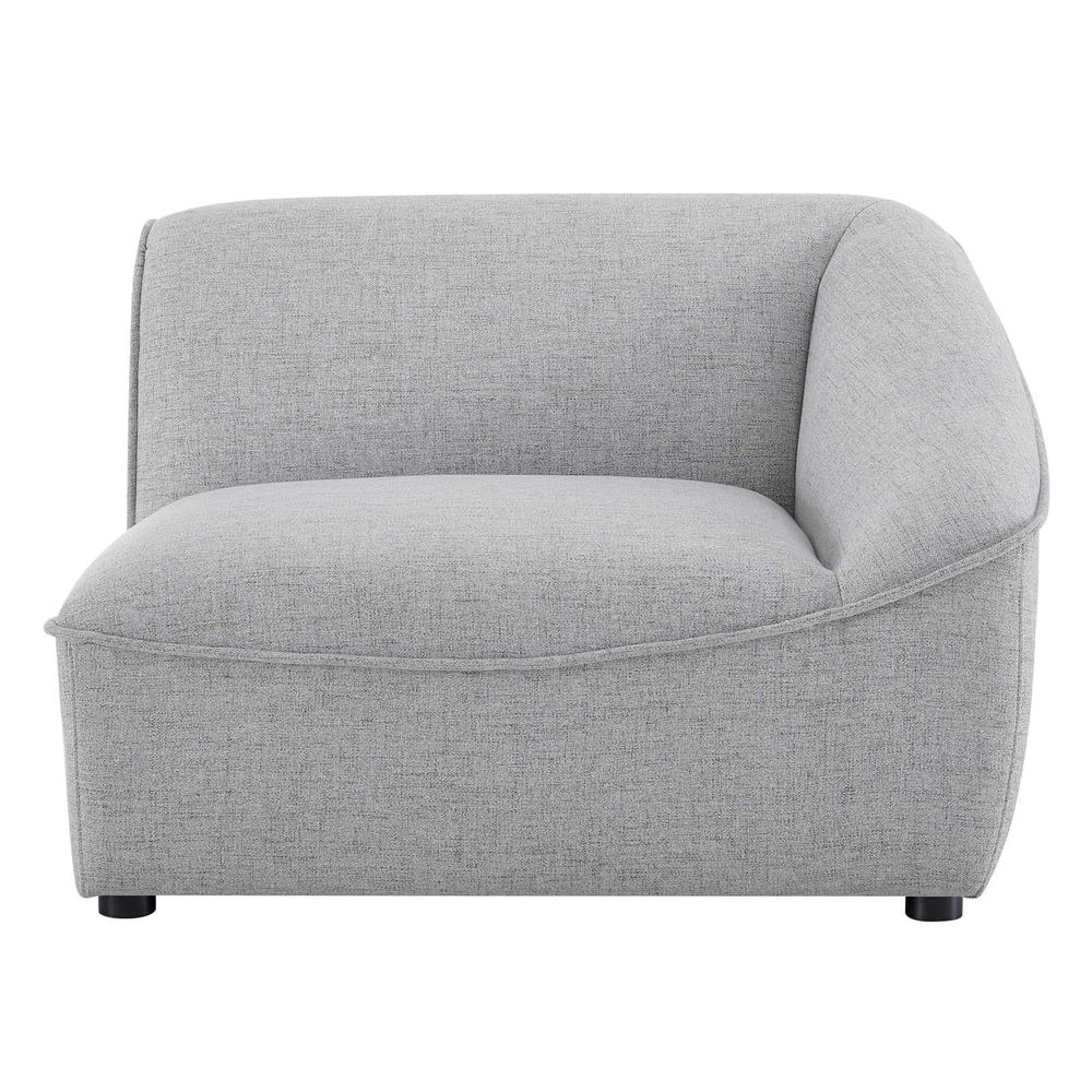 Comprise Right-Arm Sectional Sofa Chair - Light Gray EEI-4416-LGR. Picture 4