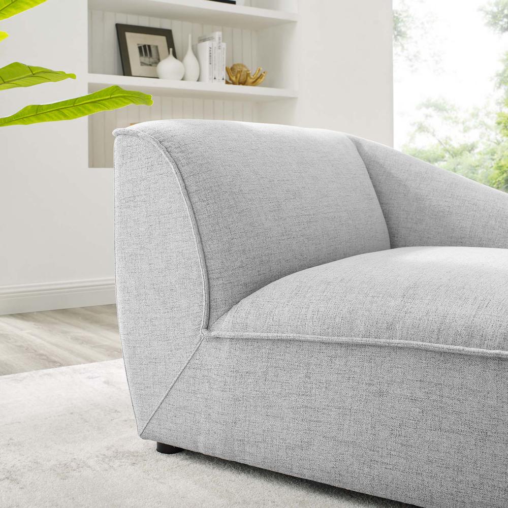 Comprise Right-Arm Sectional Sofa Chair - Light Gray EEI-4416-LGR. Picture 6