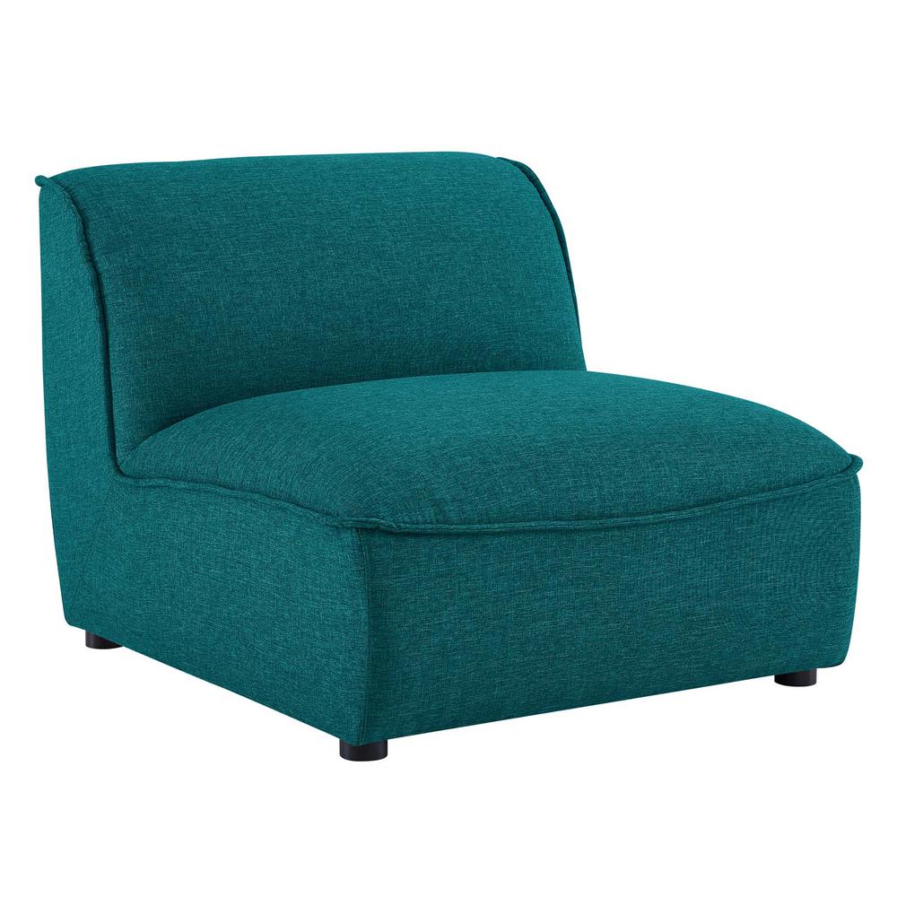 Comprise Armless Chair - Teal EEI-4418-TEA. The main picture.