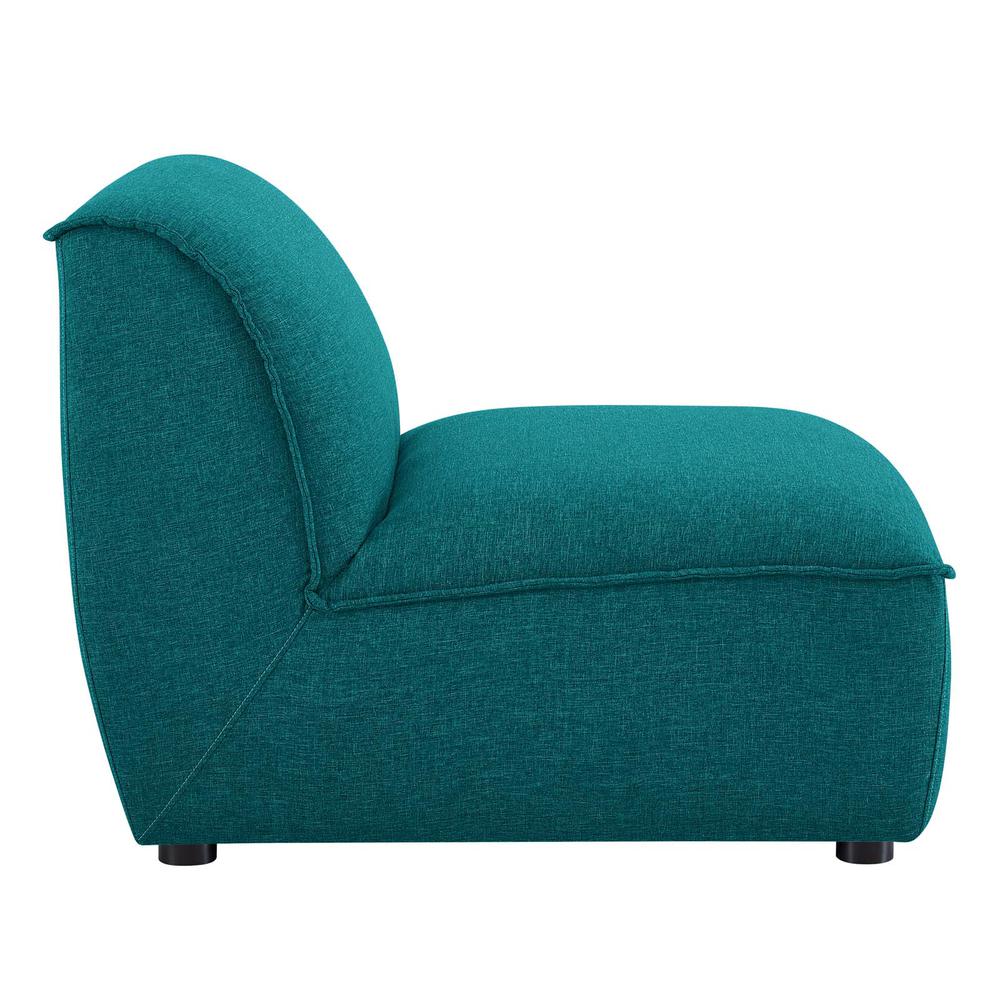 Comprise Armless Chair - Teal EEI-4418-TEA. Picture 2