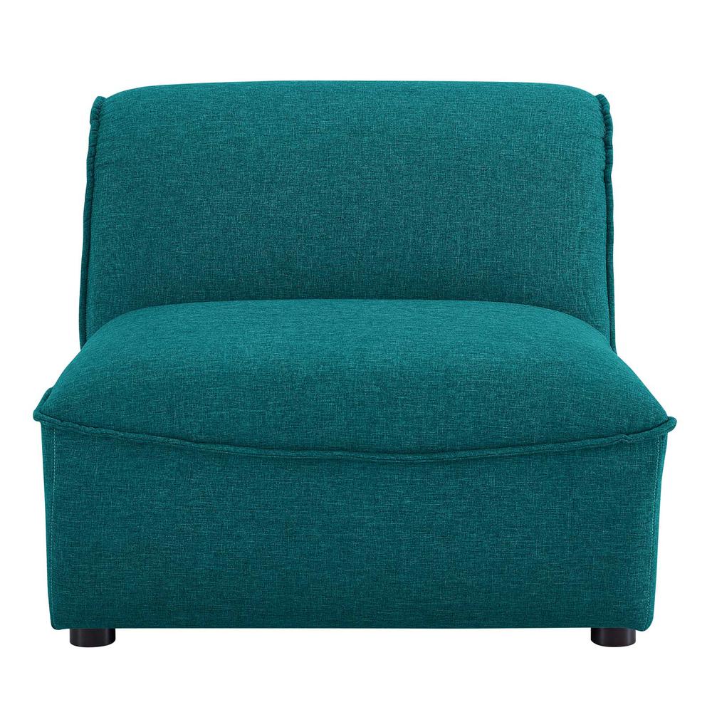 Comprise Armless Chair - Teal EEI-4418-TEA. Picture 4