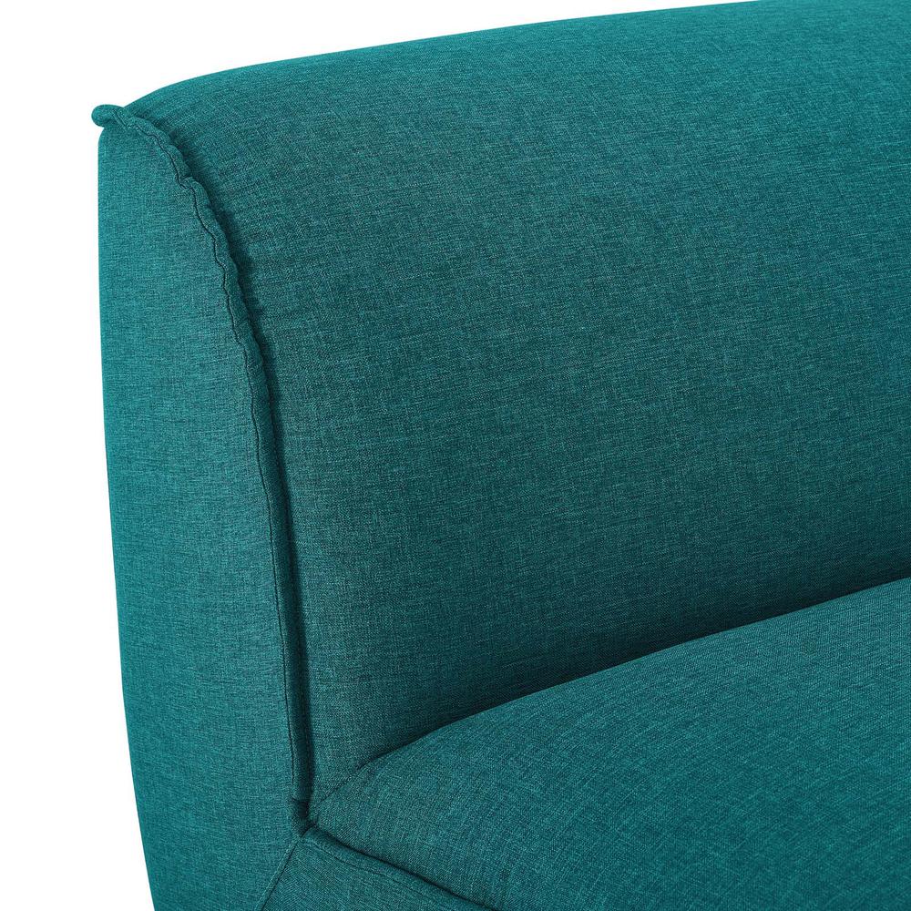 Comprise Armless Chair - Teal EEI-4418-TEA. Picture 5