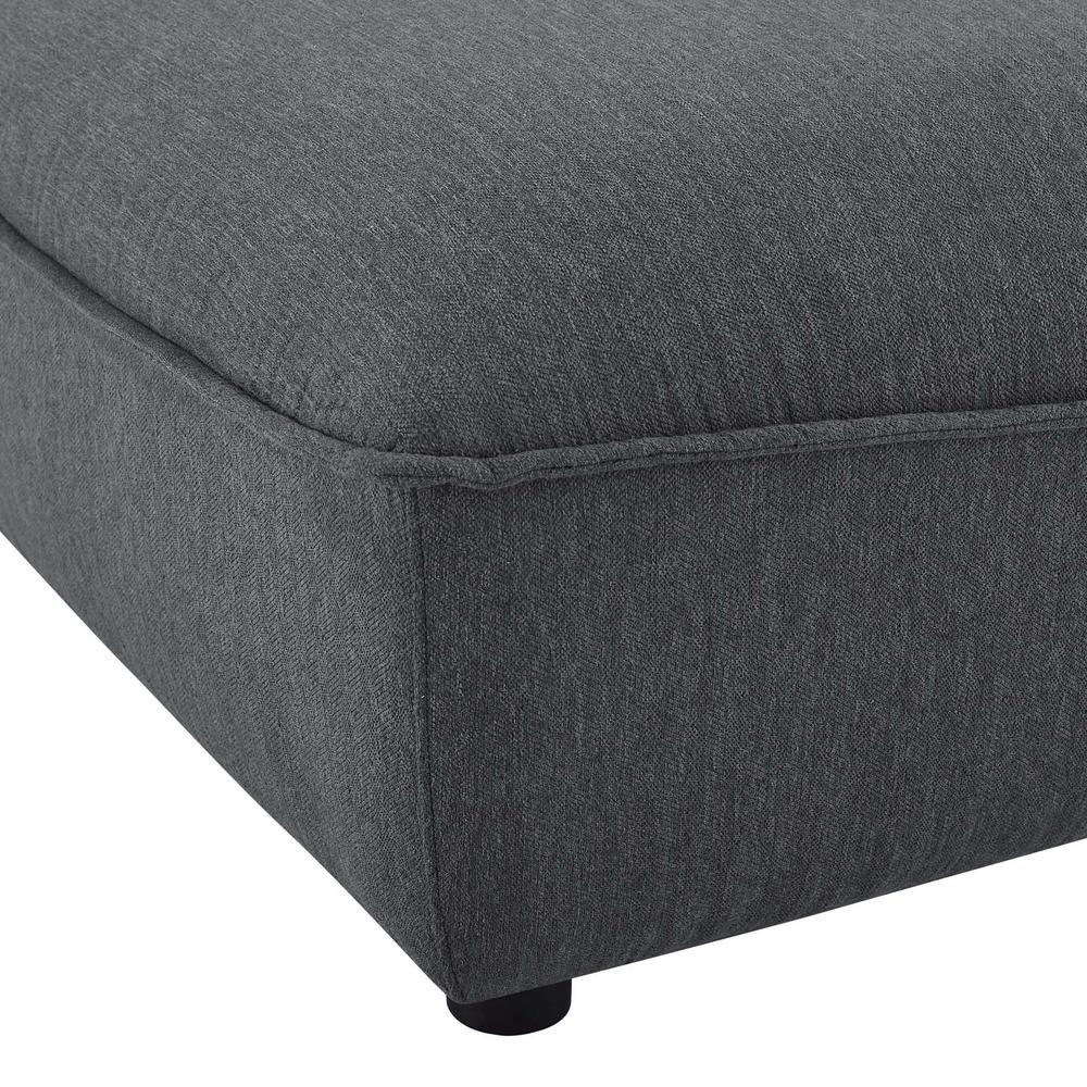 Comprise Sectional Sofa Ottoman - Charcoal EEI-4419-CHA. Picture 4