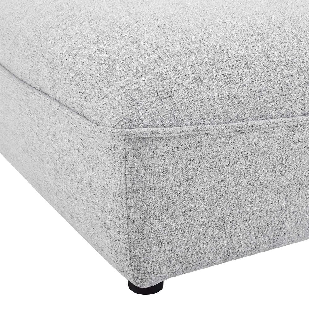Comprise Sectional Sofa Ottoman - Light Gray EEI-4419-LGR. Picture 4