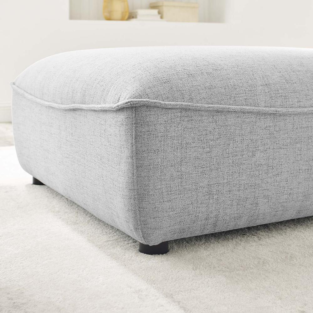 Comprise Sectional Sofa Ottoman - Light Gray EEI-4419-LGR. Picture 5