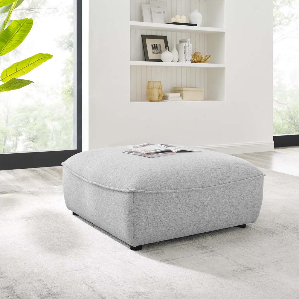 Comprise Sectional Sofa Ottoman - Light Gray EEI-4419-LGR. Picture 7