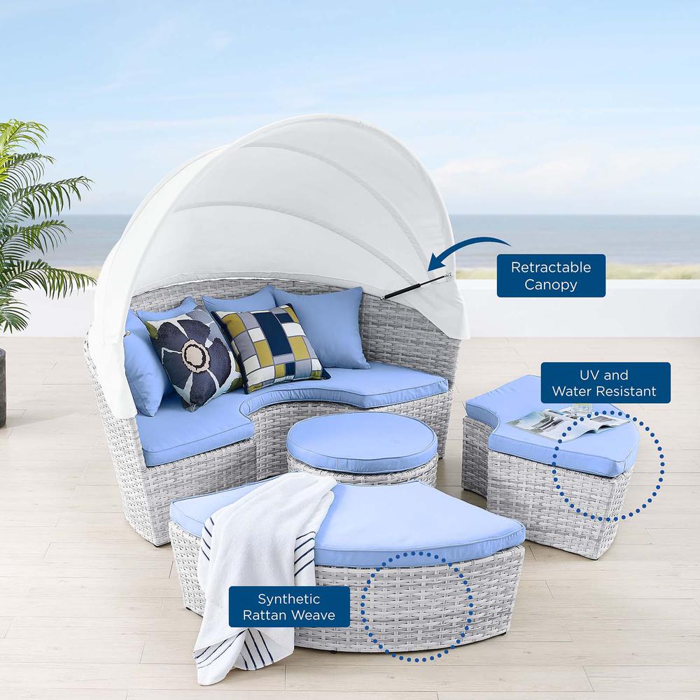 Scottsdale Canopy Outdoor Patio Daybed. Picture 8